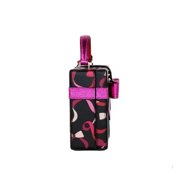 Kate Spade Wrapping Party Ribbons Gift Box Leather Crossbody Handbag Purse NWT - Picture 4 of 8